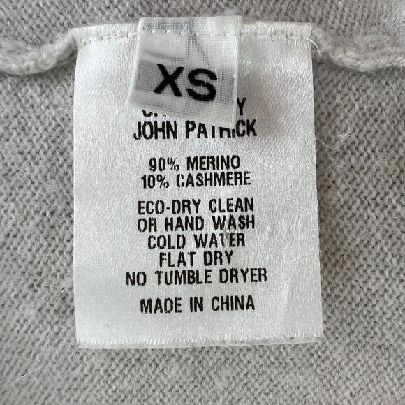 Organic by John Patrick Off White Sweater Dress Merino Crew Neck Size X-Small XS - Picture 7 of 7